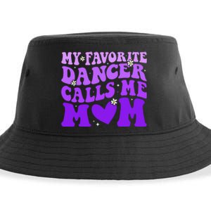 Dance Mom My Favorite Dancer Calls Me Mom Funny Mothers Day Sustainable Bucket Hat