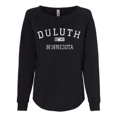 Duluth Minnesota MN Vintage sport Womens California Wash Sweatshirt