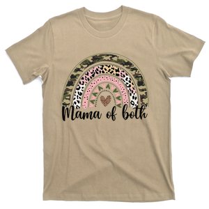 Dirt Mom Mama Of Both Leopard & Camo Mother's DayGift T-Shirt