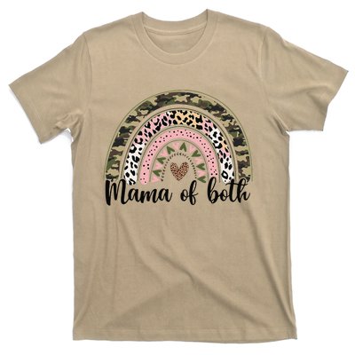 Dirt Mom Mama Of Both Leopard & Camo Mother's DayGift T-Shirt