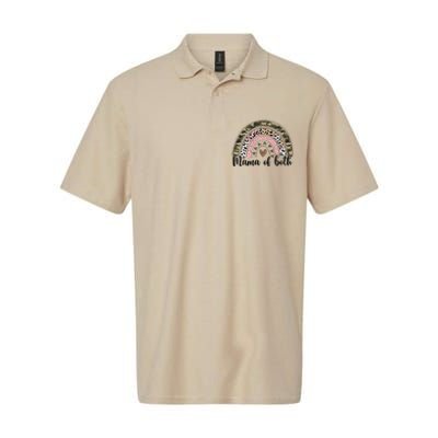 Dirt Mom Mama Of Both Leopard & Camo Mother's DayGift Softstyle Adult Sport Polo