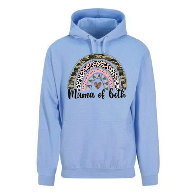 Dirt Mom Mama Of Both Leopard & Camo Mother's DayGift Unisex Surf Hoodie