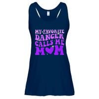 Dance Mom My Favorite Dancer Calls Me Mom Funny MotherS Day Ladies Essential Flowy Tank