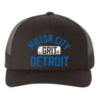 Detroit Michigan Motor City Grit Detroit Motor City Grit Yupoong Adult 5-Panel Trucker Hat