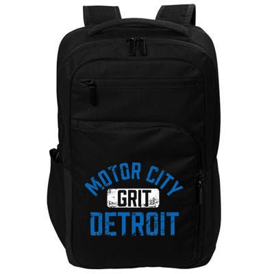 Detroit Michigan Motor City Grit Detroit Motor City Grit Impact Tech Backpack