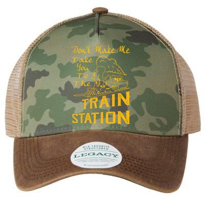 Don't Make Me Take You To The Train Station Legacy Tie Dye Trucker Hat