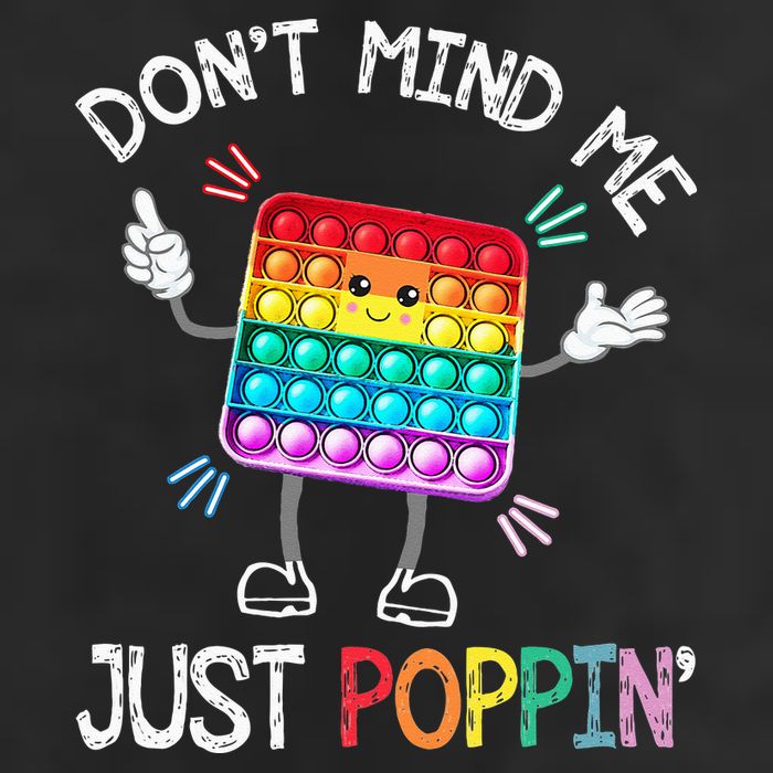 Don't Mind Me Just Poppin' Trendy Sensory Fidget Toy Funny 15oz Campfire Ceramic Mug