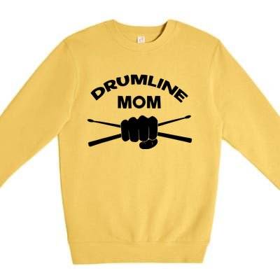 Drumline Mom Music Marching Band Support Premium Crewneck Sweatshirt