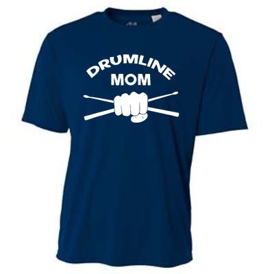 Drumline Mom Music Marching Band Support Cooling Performance Crew T-Shirt