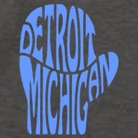 Detroit Michigan Mitten Shaped Word Art Vector Backpack