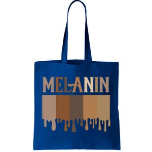 Drippin Melanin Meaningful Funny Gift Juneteenth Black Pride Funny Gift Tote Bag