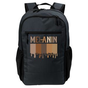 Drippin Melanin Meaningful Funny Gift Juneteenth Black Pride Funny Gift Daily Commute Backpack