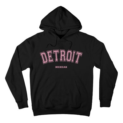 Detroit Michigan Mi Varsity Style On Detroit Hoodie