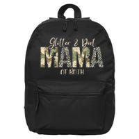 Dirt Mom Mama Of Both 16 in Basic Backpack