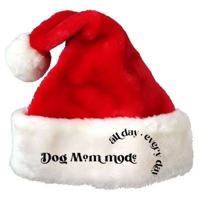 Dog Mom Mode Funny Dog Mama Premium Christmas Santa Hat