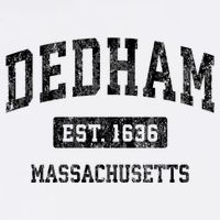 Dedham Massachusetts Ma Vintage Established Sports Design Hat