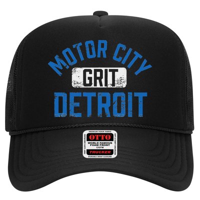 Detroit Michigan Motor City Grit Detroit Motor City Grit Trucker Hat