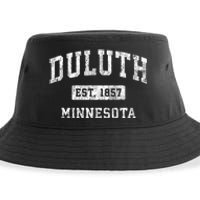 Duluth Minnesota Mn Vintage Established Sports Sustainable Bucket Hat