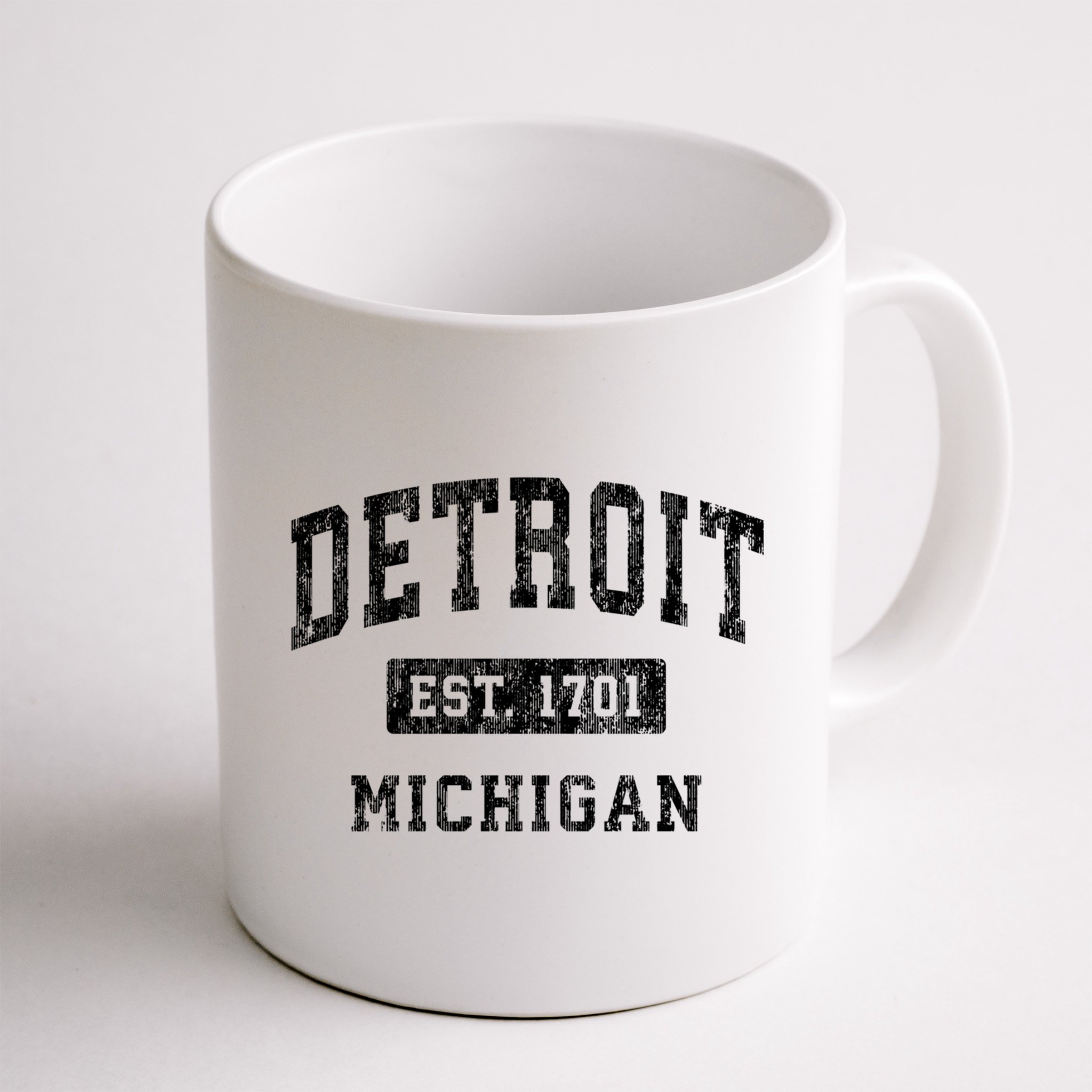 Detroit Michigan Mi Vintage Established Sports Design Mug