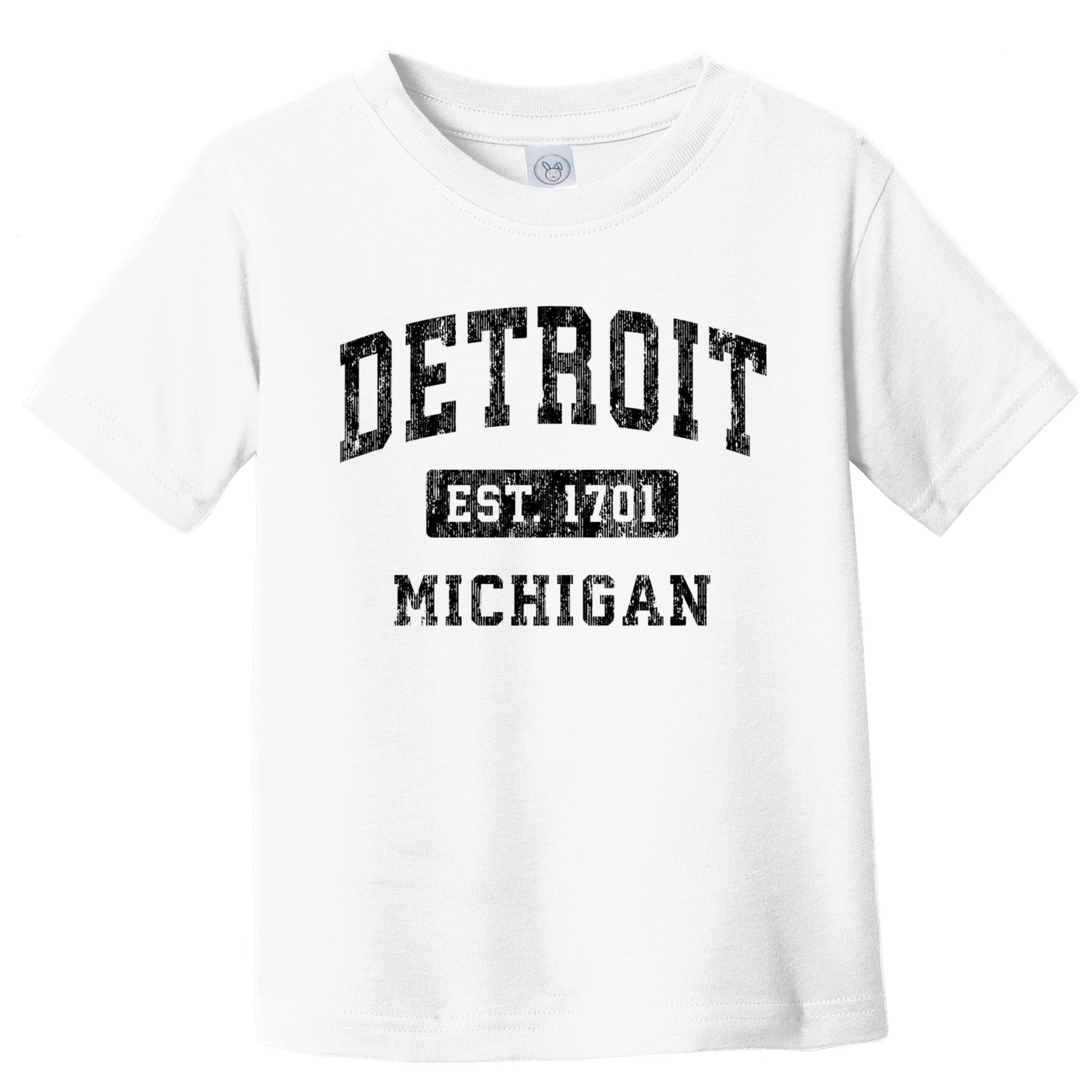 Detroit Michigan Mi Vintage Established Sports Design Toddler T-Shirt