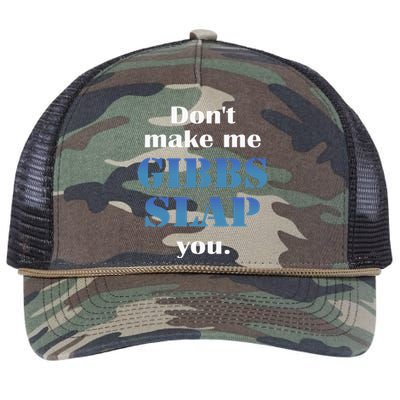 Don’T Make Me Gibbs Slap You Retro Rope Trucker Hat Cap