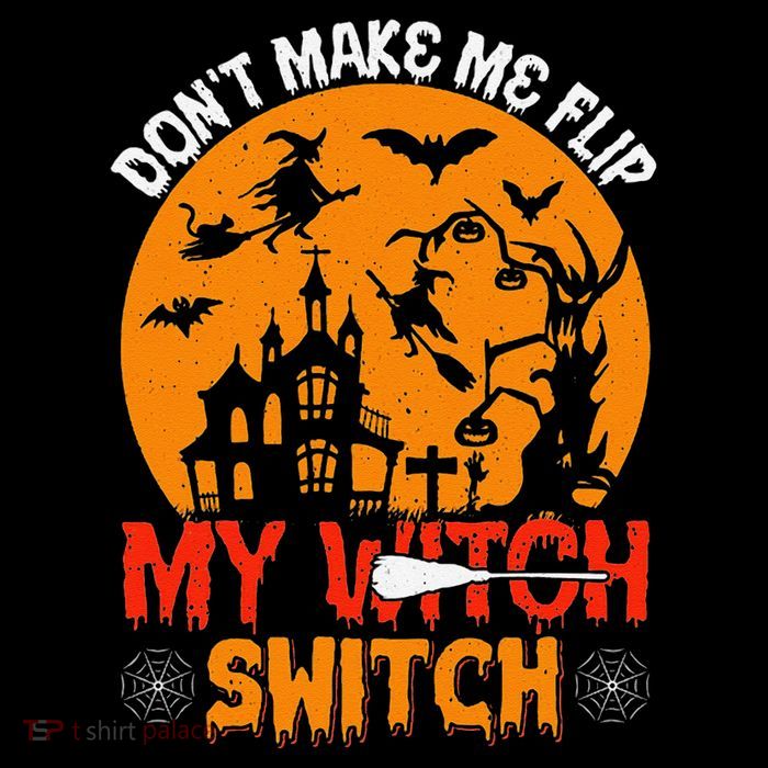 DonT Make Me Flip My Witch Switch Funny Halloween Witch Pom Pom 12in Knit Beanie
