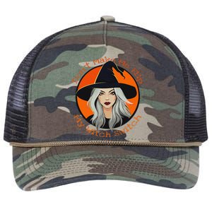 DonT Make Me Flip My Witch Switch Halloween Couples 2024 Retro Rope Trucker Hat Cap