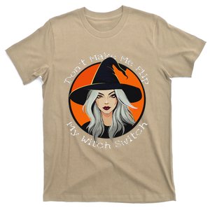 DonT Make Me Flip My Witch Switch Halloween Couples 2024 T-Shirt