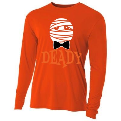 Deady Mummy Matching Mom Dad Halloween 2020 Cool Gift Cooling Performance Long Sleeve Crew