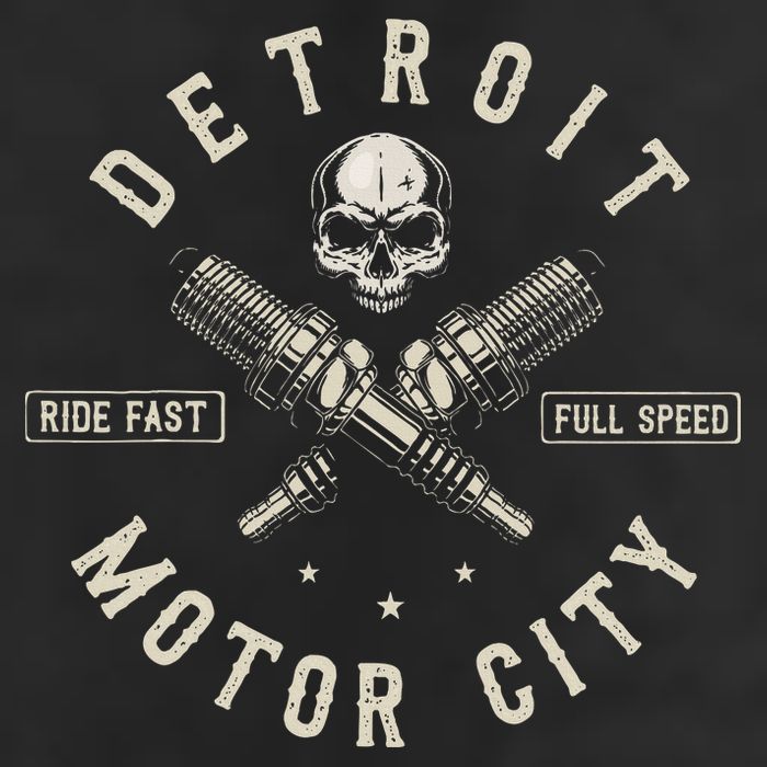 Detroit Michigan Motor City Spark Plug Wings Ride Fast Speed 11oz C Handle Ceramic Mug