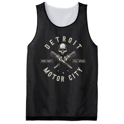 Detroit Michigan Motor City Spark Plug Wings Ride Fast Speed Mesh Reversible Basketball Jersey Tank