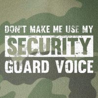 Don't Make Me Use My Security Guard Voice Security Guard Legacy Tie Dye Trucker Hat