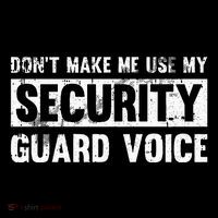 Don't Make Me Use My Security Guard Voice Security Guard Mesh Reversible Basketball Jersey Tank