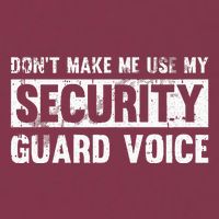 Don't Make Me Use My Security Guard Voice Security Guard 16oz Travel Tumbler