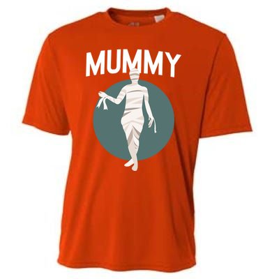 Deady Mummy Matching Mom Dad Halloween Funny Couples Gift Cooling Performance Crew T-Shirt