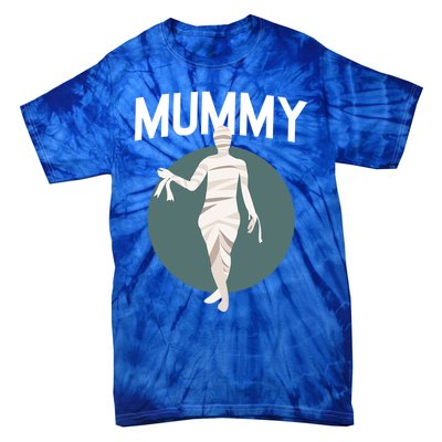 Deady Mummy Matching Mom Dad Halloween Funny Couples Gift Tie-Dye T-Shirt