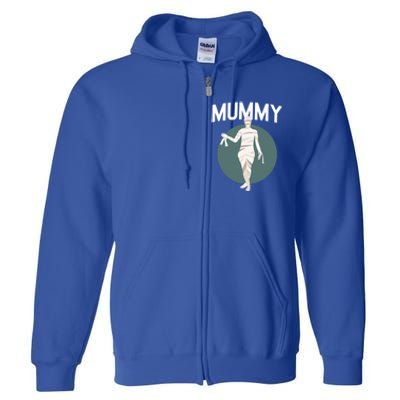 Deady Mummy Matching Mom Dad Halloween Funny Couples Gift Full Zip Hoodie