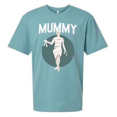 Deady Mummy Matching Mom Dad Halloween Funny Couples Gift Sueded Cloud Jersey T-Shirt