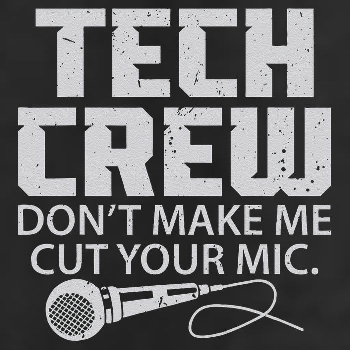 DonT Make Me Cut Your Mic Theater Tech Crew Novelty Adult Drive Performance Visor