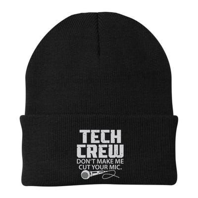 DonT Make Me Cut Your Mic Theater Tech Crew Novelty Beanie