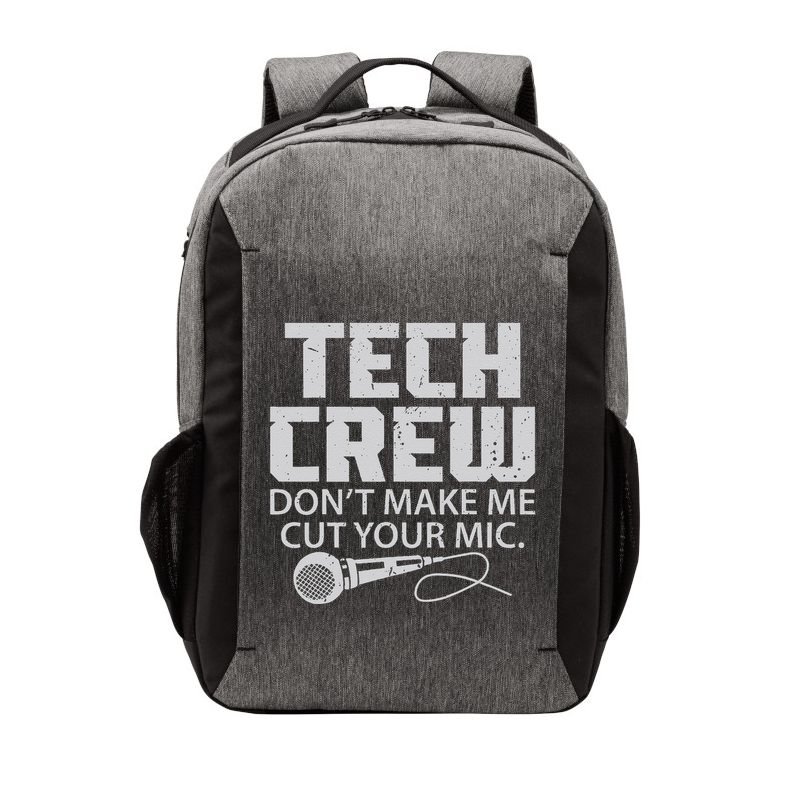 DonT Make Me Cut Your Mic Theater Tech Crew Novelty Vector Backpack