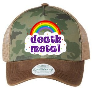 Death Metal Music Heavy Unicorn Rainbow Funny Legacy Tie Dye Trucker Hat