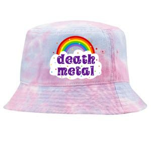 Death Metal Music Heavy Unicorn Rainbow Funny Tie-Dyed Bucket Hat