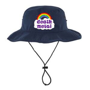 Death Metal Music Heavy Unicorn Rainbow Funny Legacy Cool Fit Booney Bucket Hat