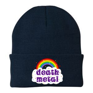 Death Metal Music Heavy Unicorn Rainbow Funny Knit Cap Winter Beanie