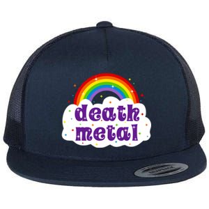 Death Metal Music Heavy Unicorn Rainbow Funny Flat Bill Trucker Hat