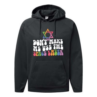 Don’T Make Me Use The Space Lasers Performance Fleece Hoodie