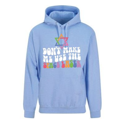 Don’T Make Me Use The Space Lasers Unisex Surf Hoodie