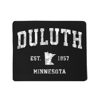 Duluth Minnesota Mn Vintage Athletic Sports Mousepad