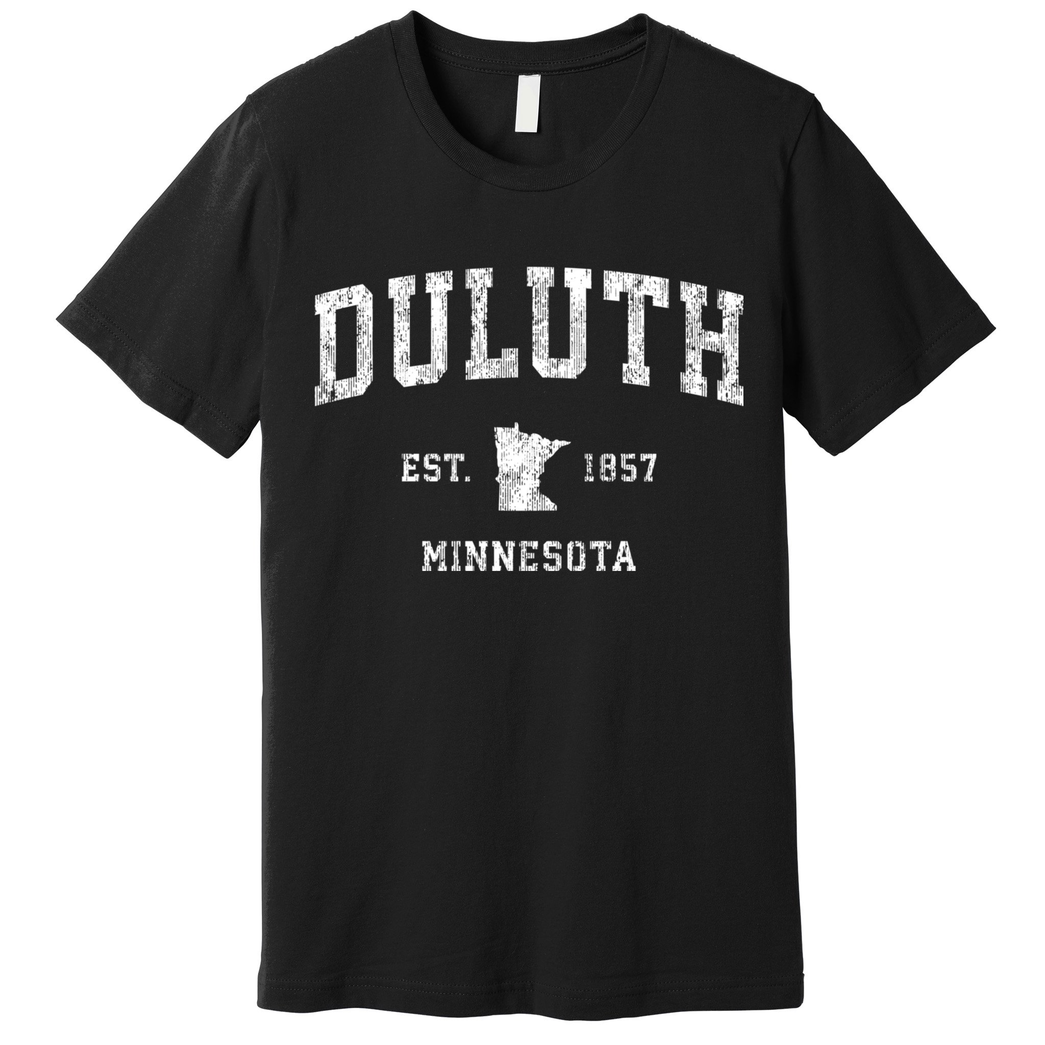 Duluth Minnesota Mn Vintage Athletic Sports Premium T-Shirt